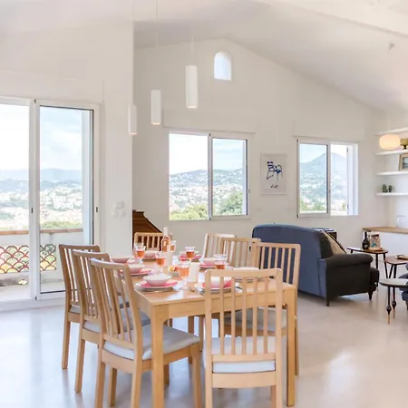 Villa #54staywiz Us - Sea View 4 Bdr Ac 5mins To Port Bbq Nice